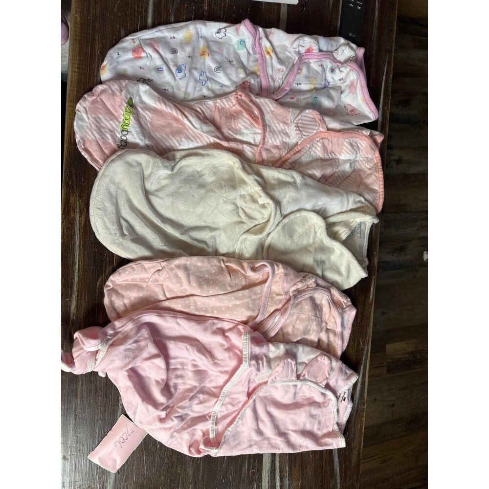 Swaddle bundle  small / medium set 5 diffrent name brands